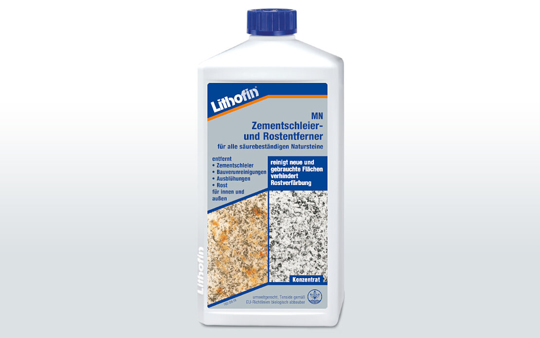 Lithofin MN Zementschleier- und Rostentferner Flaschenbild