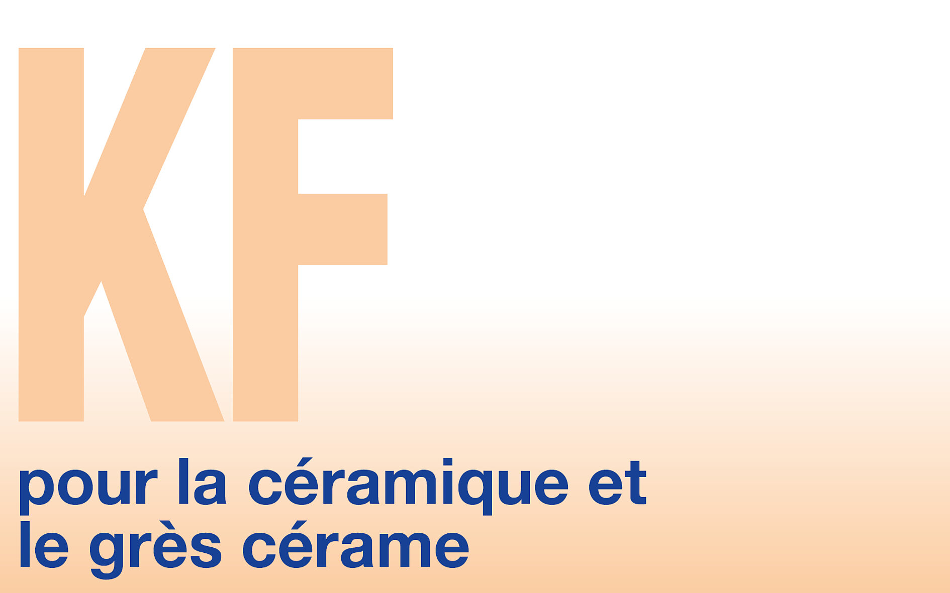 Céramique et le grès cérame (KF)